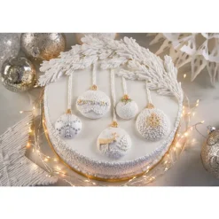 KAREN DAVIES Moule Silicone|Moule en Silicone 7 Boules de Noël