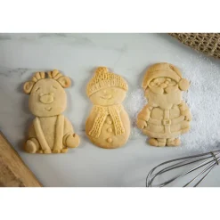 KAREN DAVIES Moule Silicone|Moule en Silicone 3 Personnages de Noël