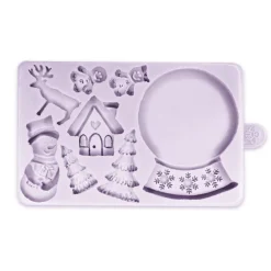 KAREN DAVIES Moule Silicone|Moule en Silicone Boule à Neige de Noël