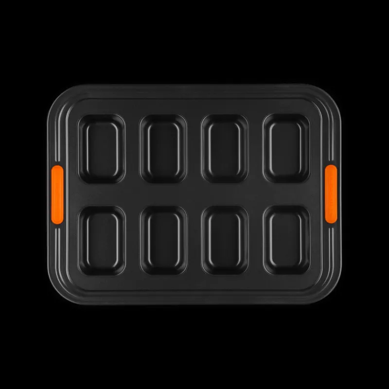 LE CREUSET Moule Anti-adhésif|Moules À Gâteaux|Moule Mini-Pains Anti-Adhésif 8 Empreintes 40 x 30 cm