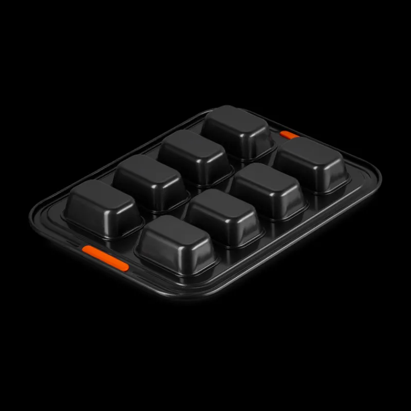 LE CREUSET Moule Anti-adhésif|Moules À Gâteaux|Moule Mini-Pains Anti-Adhésif 8 Empreintes 40 x 30 cm