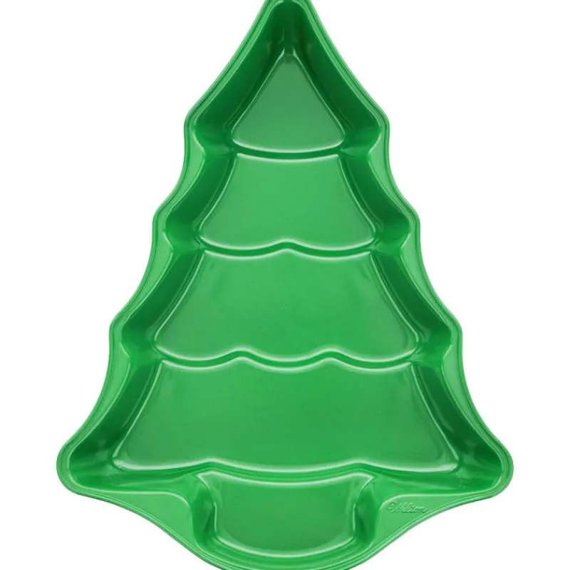 WILTON Moules À Gâteaux|Moule Sapin de Noël Aluminium 37,5 x 23 cm