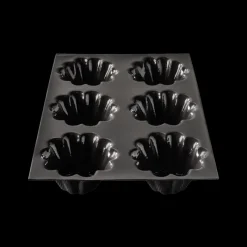 FLEXIPAN DEMARLE Moule Anti-adhésif|Moule Silicone|Moule Silicone 6 Briochettes Ø 8 cm