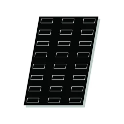 FLEXIPAN Moule Silicone|Moule Silicone 24 Cakes 8 x 3 cm