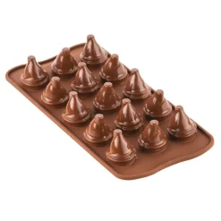 SILIKOMART Moules À Chocolat|Moule Silicone|Moule Silicone à Chocolat Mr & Mrs Brown Professional