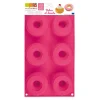SCRAPCOOKING Moule Silicone|Moule Silicone 6 Donuts ou Babas Ø7,5 x2,8 cm