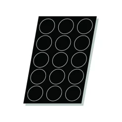 FLEXIPAN Moules À Gâteaux|Moule Silicone|Moule Silicone 15 Florentins (quiches) 10,3 cm x H 2 cm