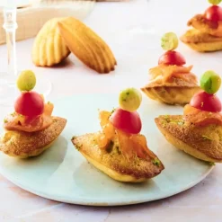 FLEXIPAN DEMARLE Moule Silicone|Moule Anti-adhésif|Moule Silicone 8 Madeleines 8 x 4,5 cm