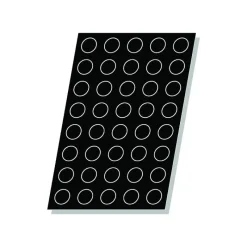 FLEXIPAN Moule Silicone|Moules À Gâteaux|Moule Silicone 24 Muffins 7 cm x H 4 cm