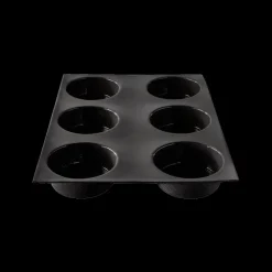 FLEXIPAN DEMARLE Moule Anti-adhésif|Moule Silicone|Moule Silicone 6 Ronds Ø 10 cm