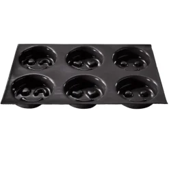 FLEXIPAN DEMARLE Moule Anti-adhésif|Moule Silicone|Moule Silicone 6 Smileys Ø 8 cm