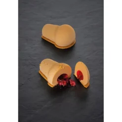 PAVOFLEX Moule Silicone|Moules À Gâteaux|Moule Silicone Baba 7,8 x 5,4 cm x H 4,6 cm (x15)