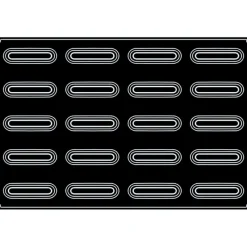 PAVOFLEX Moule Silicone|Moule Silicone Bande Creuse 12 x 3,5 cm x H 3,2 cm (x20)