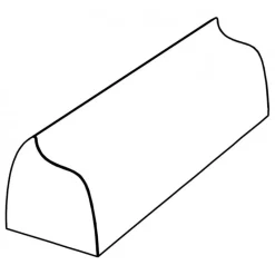 PAVOFLEX Moule Silicone|Moule Silicone Bande Vague 12 x 3,5 cm x H 3,6 cm (x20)