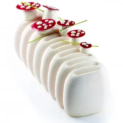 PAVONI Moule Silicone|Moules À Gâteaux|Moule Silicone Bûche Crème 25 x 8,4 cm x H 7,5 cm