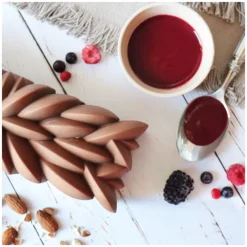 SCRAPCOOKING Moules À Gâteaux|Moule Silicone Bûche 3D Instant 25 cm