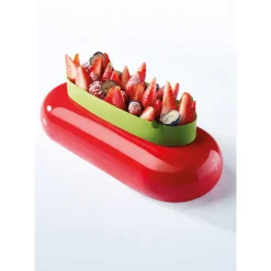 PAVONI Moule Silicone|Moules À Gâteaux|Moule Silicone Bûche Futura 23 x 10 cm x H 4,5 cm