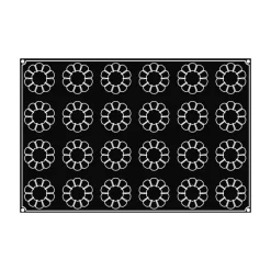 PAVOFLEX Moule Silicone|Moule Silicone Briochette Ø 7,9 cm x H 3,7 cm (x24)