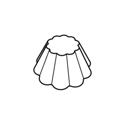 PAVOFLEX Moule Silicone|Moule Silicone Briochette Ø 7,9 cm x H 3,7 cm (x24)