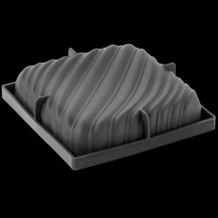 PAVONI Moule Silicone|Moules À Gâteaux|Moule Silicone Carré Pop 16,2 x H 4,6 cm