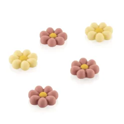 SILIKOMART Moules À Chocolat|Moule Silicone|Moule Silicone Chocolat Fleurs (x8) Easy Choc