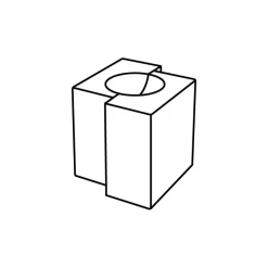 PAVOFLEX Moule Silicone|Moule Silicone Cube Tekno 5,8 x 5 cm x H 5 cm (x24)