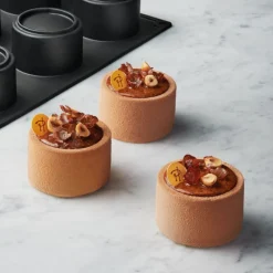 PAVONI Moule Silicone|Moule Silicone Cylindre 6,5 cm x H 4,5 cm (x12) Pierre Hermé