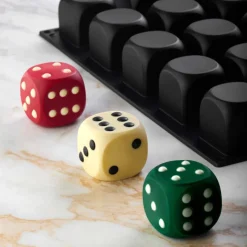 PAVOFLEX Moule Silicone|Moule Silicone Dé 5 x H 5 cm (x20)