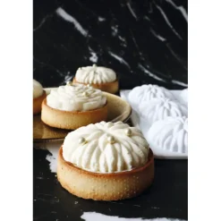 SCRAPCOOKING Moule Silicone|Moules À Gâteaux|Moule Silicone 3D Pochage Saint-Honoré Ø7 cm (x6)