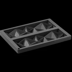 PAVONI Moule Silicone|Moule Silicone Décor Iceberg 21 x 7 cm x H 1,4 cm (x2)