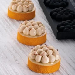 PAVONI Moule Silicone|Moule Silicone Décor Mini Noisettes Ø 6 cm x H 1,8 cm (x8)