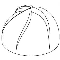 PAVOFLEX Moule Silicone|Moule Silicone Dôme Vertigo Ø 7 cm x H 4,4 cm (x24)