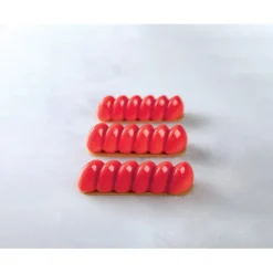 PAVOFLEX Moule Silicone|Moules À Gâteaux|Moule Silicone Domino 12,6 x 3,3 cm x H 3,2 cm (x14)