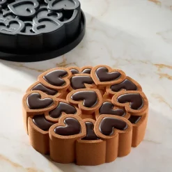 PAVONI Moule Silicone|Moules À Gâteaux|Moule Silicone Eros 2.0 Ø 18 cm x H 4,5 cm Pavocake