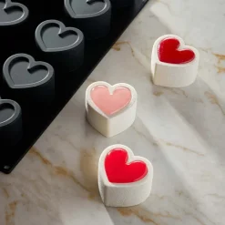 PAVOFLEX Moule Silicone|Moules À Gâteaux|Moule Silicone Eros 2.0 7 x 6 cm x H 4 cm (x15)