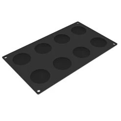 PAVOFLEX Moule Silicone|Moule Silicone Frisbee Ø 6 cm x H 2,8 cm (x8)