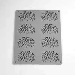 PAVONI Moule Silicone|Moule Silicone Gourmand Corail 7,5 x 5,9 x H 0,2 cm (x8)