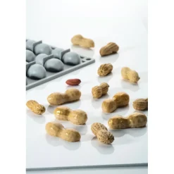 PAVONI Moule Silicone|Moule Silicone Gourmand Cacahuète 4,7 x 1,9 x H 1,6 cm (x24)