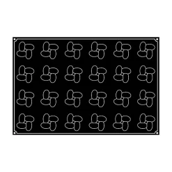 PAVOFLEX Moule Silicone|Moule Silicone Hélices Ø 7 cm x H 4,2 cm (x24)
