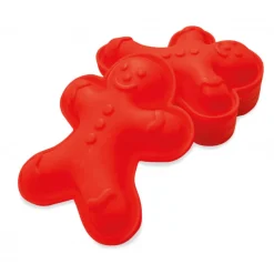 SCRAPCOOKING Moule Silicone|Moules À Gâteaux|Moule Silicone Individuel Bonhomme 10,5 cm (x6)