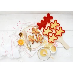 SCRAPCOOKING Moule Silicone|Moules À Gâteaux|Moule Silicone Individuel Bonhomme 10,5 cm (x6)