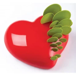 PAVONI Moule Silicone|Moules À Gâteaux|Moule Silicone Insert Cœur Passion 15 x 14 cm x H 5 cm