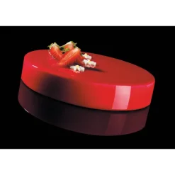 PAVOFLEX Moule Silicone|Moules À Gâteaux|Moule Silicone Insert Rond Disco Ø 12 cm x H 3 cm (x12)