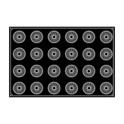 PAVOFLEX Moule Silicone|Moules À Gâteaux|Moule Silicone Kouglof Ø 7 cm x H 3,3 cm (x24)