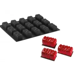 PAVOFLEX Moule Silicone|Moule Silicone Lovely 8 x 4,3 cm x H 3,6 cm (x15)