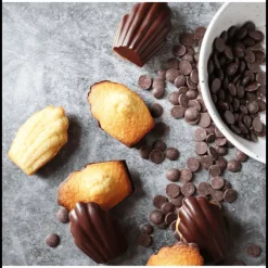 SCRAPCOOKING Moule Silicone|Moules À Gâteaux|Moule Silicone Madeleines 30,1 x 17,5 cm (x9)