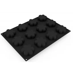 PAVOFLEX Moule Silicone|Moules À Gâteaux|Moule Silicone Marguerite 7,5 x 6,8 cm x H 2,6 cm (x12)