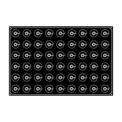 PAVOFLEX Moule Silicone|Moule Silicone Mini-Cône Ø 4 cm x H 4,3 cm (x54)