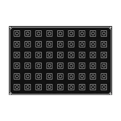 PAVOFLEX Moule Silicone|Moule Silicone Mini-Cube 3 cm x H 3 cm (x54)