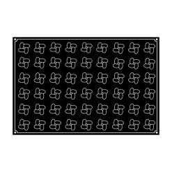 PAVOFLEX Moule Silicone|Moule Silicone Mini-Hélice Ø 4 cm x H 2,8 cm (x54)